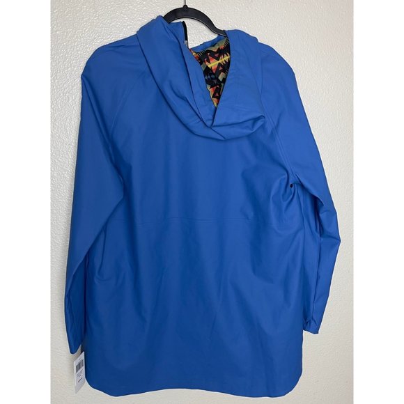 Pendleton | Marine Blue Hooded Rain Coat Jacket - Picture 2 of 10